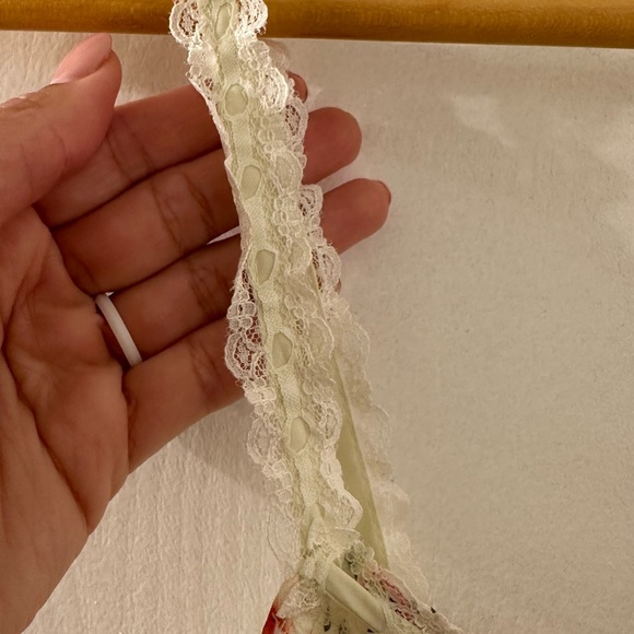 NWT Commense Floral Print Trim Cami Midi Dress - Picture 7 of 14